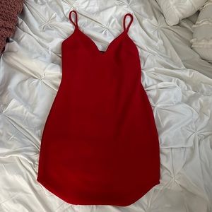 Red dress